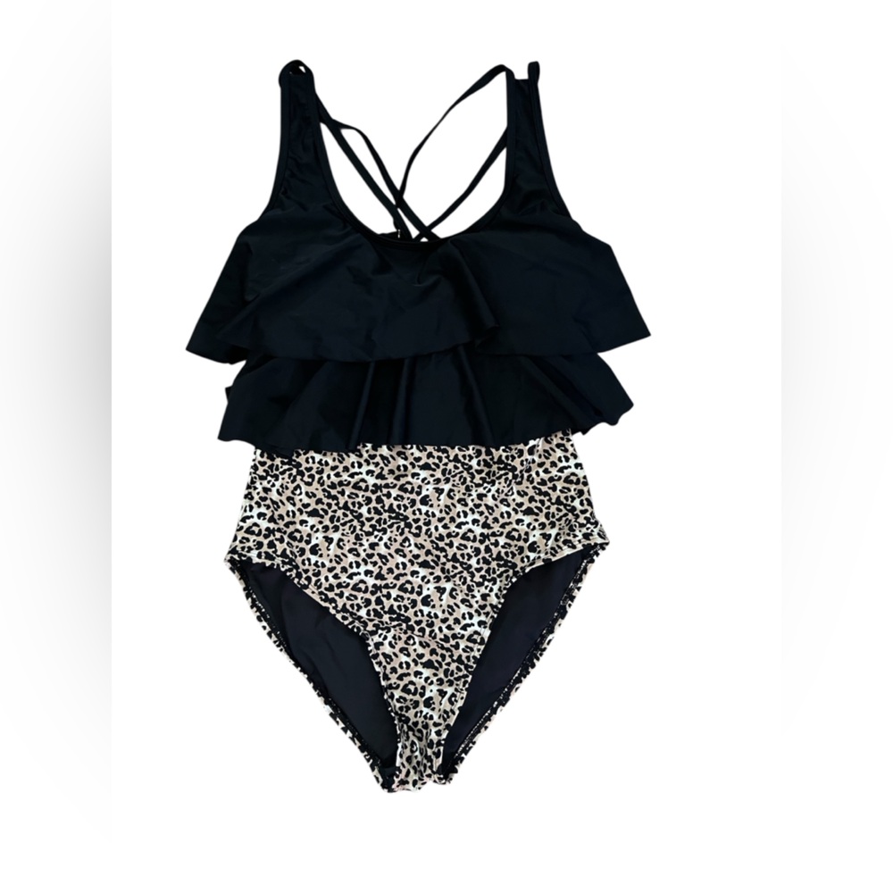 Leopard Print Women's One Piece Swimsuit